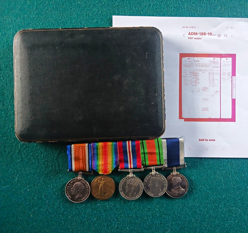 Ww1 ww2 royal navy medal - ww1,
