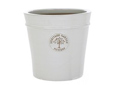 White heritage garden ceramic - white,