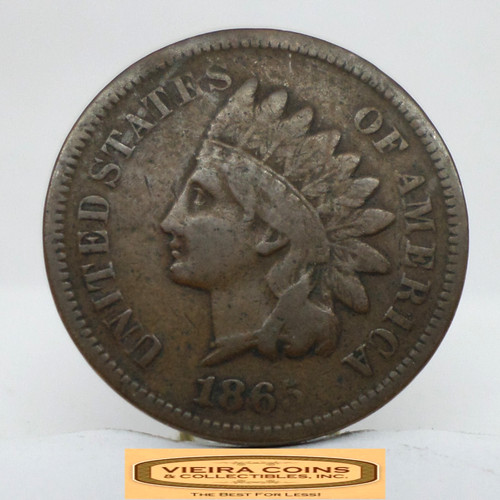 1865 indian head one cent - head,