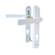 UPVC Door Handles - 92mm PZ, 122mm Screws. White, Gold, Chrome D80-83