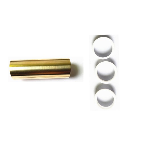 Adjustable brass guitar slide - guitar,