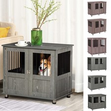 PawHut Dog Crate Kennel Cage for Dog, Indoor End Table