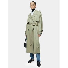 Jigsaw Women's Coat UK 16 Tan