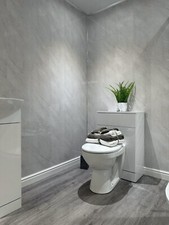 Grey marble 8mm bathroom - marble,