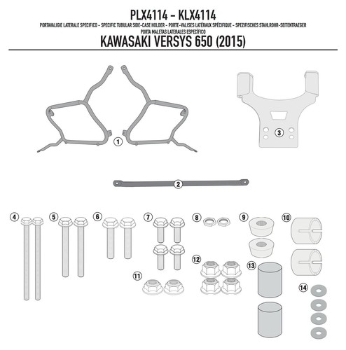Givi plx4114 pannier rack for - givi,