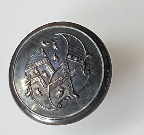 Antique livery button - button, crest