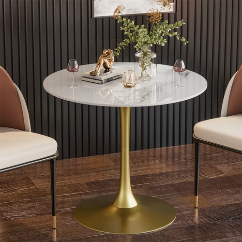 Round dining table - round,