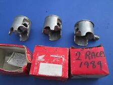 3 1989 Honda RS500 Used Pistons 13101-ND7-810 Classic racing Motorcycle