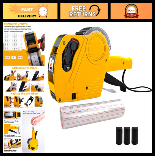 Digit price tag - 8-digit,