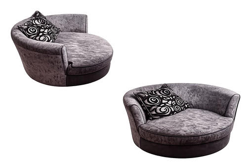 Dfs large grey swivel - large, cuddle