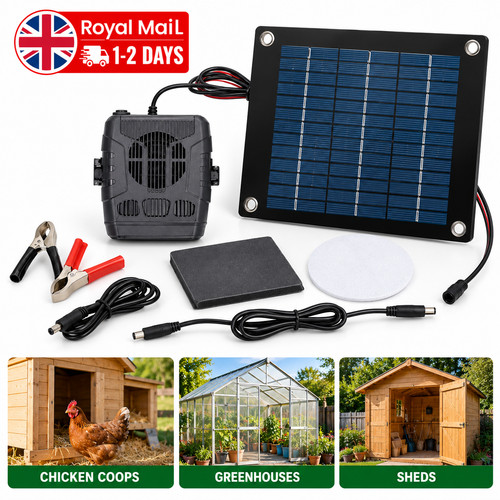Solar powered heater for small - solar,