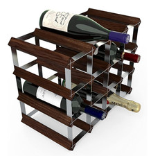 RTA 16 Bottle Traditional Wine Rack - Kit - Mahogany Pine (FSC)