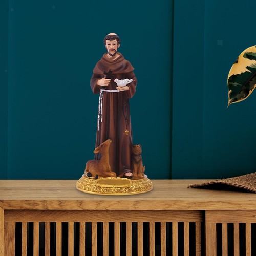 Saint francis assisi statue - saint,