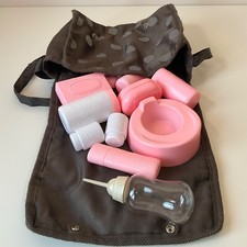 Mamas and Papas Dolls Pram Bag with some Accessories Potty, Bottle, Containers