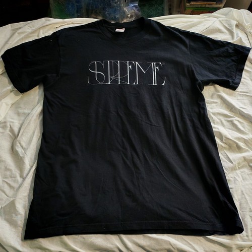 Supreme black crew neck - black,