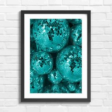 Disco Ball Lights Party Teal