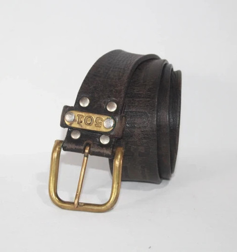 Levis 501 leather belt - belt, 42-44"