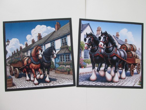 Lovely shire horses with - x,