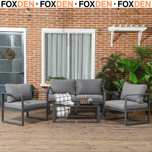 Pcs garden sofa set - w/, 2