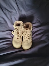 H&M 7 UK 25 EU Pink Fur Lined