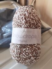 Sirdar Snuggly Snowdrops Chunky Brown 0349 Lot 42168 Discontinued 50g Yarn Ball