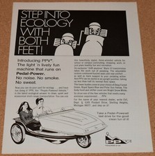 1973 print ppv pedal power - print,