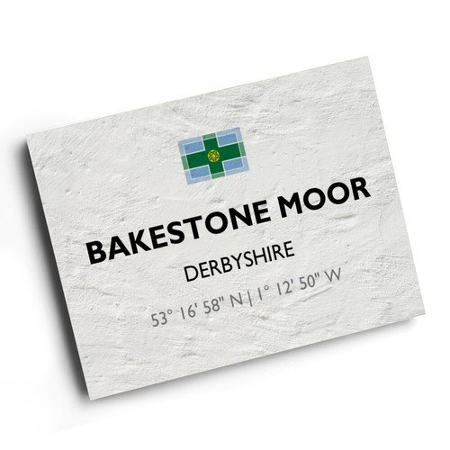 Print bakestone moor - print,