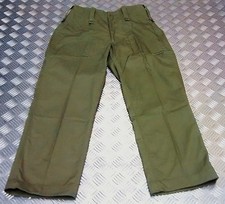 British Army Lightweight Combat / Fatigue Trousers L/W Green or Black - USED