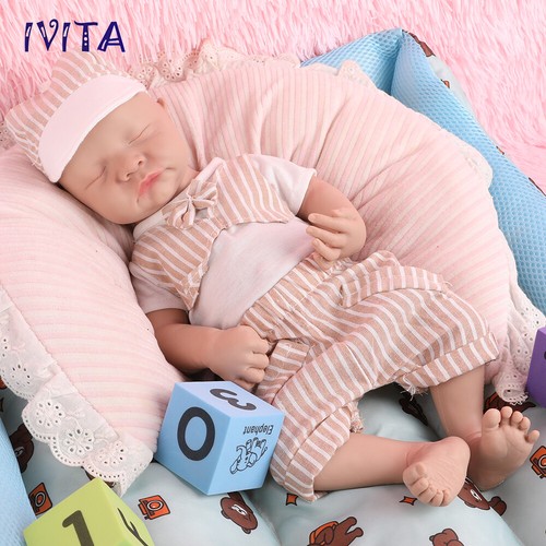 Ivita eyes closed silicone - 17",