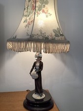 Guiseppe Armani Florence figurine lamp “coquette”