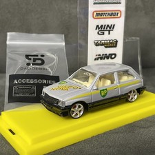 CORGI SLIVER VAUXHALL NOVA SR REPLICA DIECAST (CUSTOM WHEEL SWAP WITH DISCS)