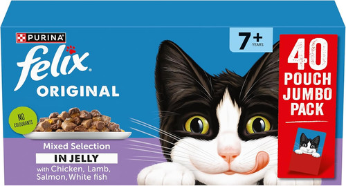 Senior wet cat food - wet, 40x85g