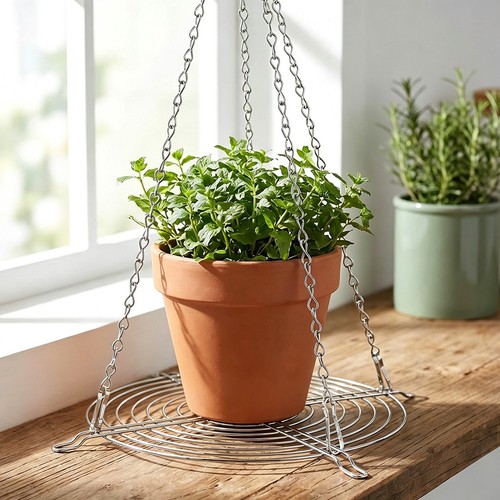 Metal adjustable flower pot - metal,
