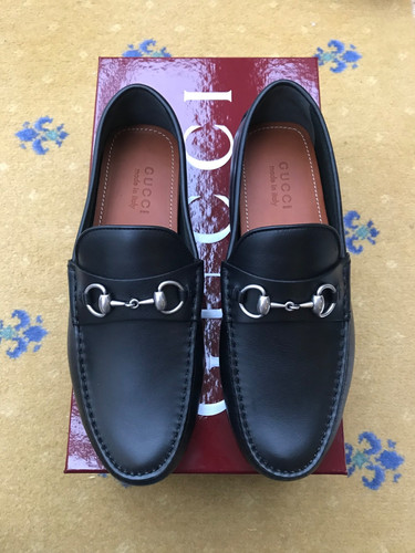 Gucci loafers leather shoes - gucci,