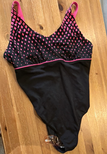 Zoggs aqualast black pink - aqualast, black/pink