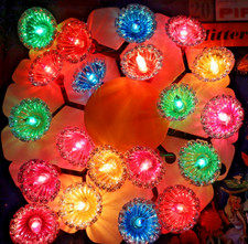 20 Vintage PIFCO Christmas Glitterlites - Boxed