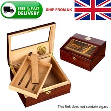 Cedar Wood Cigar Box Humidor