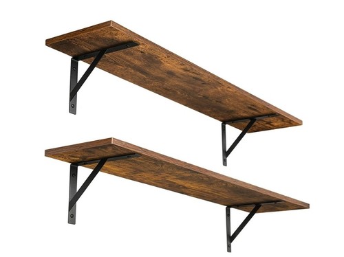 Wooden floating shelves - floating,