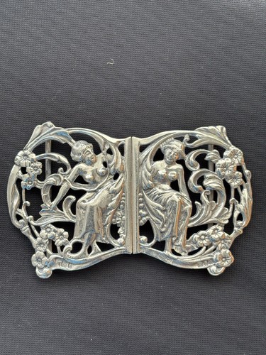 Solid silver nurses belt - nurses,