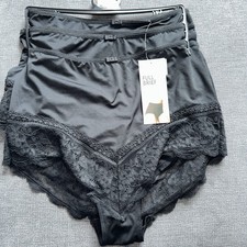 M & S Full Briefs x 3 Pack Size 6 Marks and Spencer Black