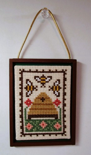 Finished cross stitch spring - stitch,