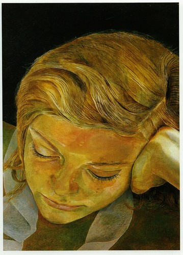 Girl reading lucian freud - girl,