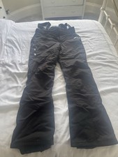 Black Large Ski Salopettes