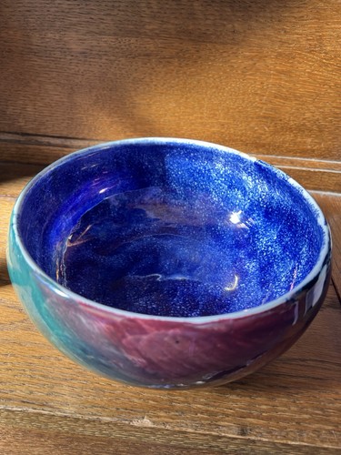 Vintage maling pottery bowl - vintage,