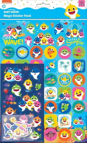 Baby shark mega sticker - sticker, pack