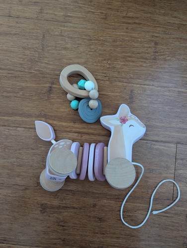 Wooden baby toys bundle - toys,