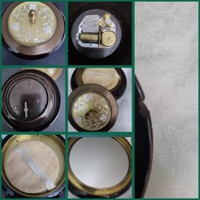 Vintage musical powder compact - musical,