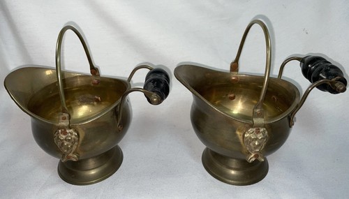 Vintage brass small coal - vintage,