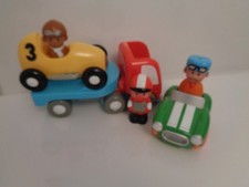 ELC Happyland racing cars lorry and figures