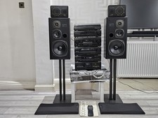 High End Kenwood M-97 A-97 Stereo Stack System HiFi Separates Speakers & Remote
